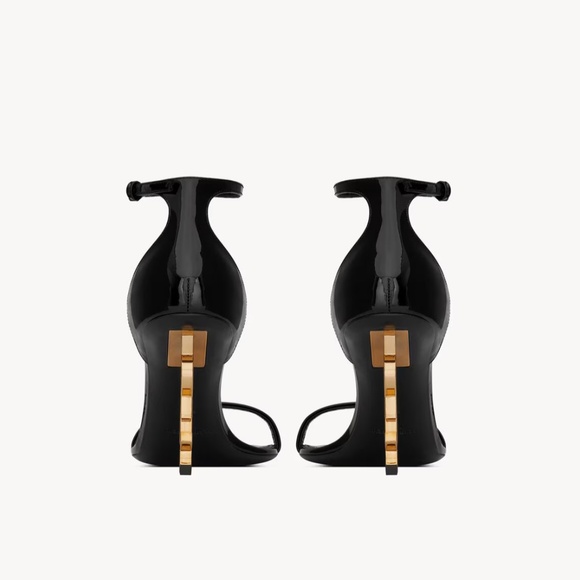 YSL OPYUM SANDALS IN PATENT LEATHER - Picture 2 of 5